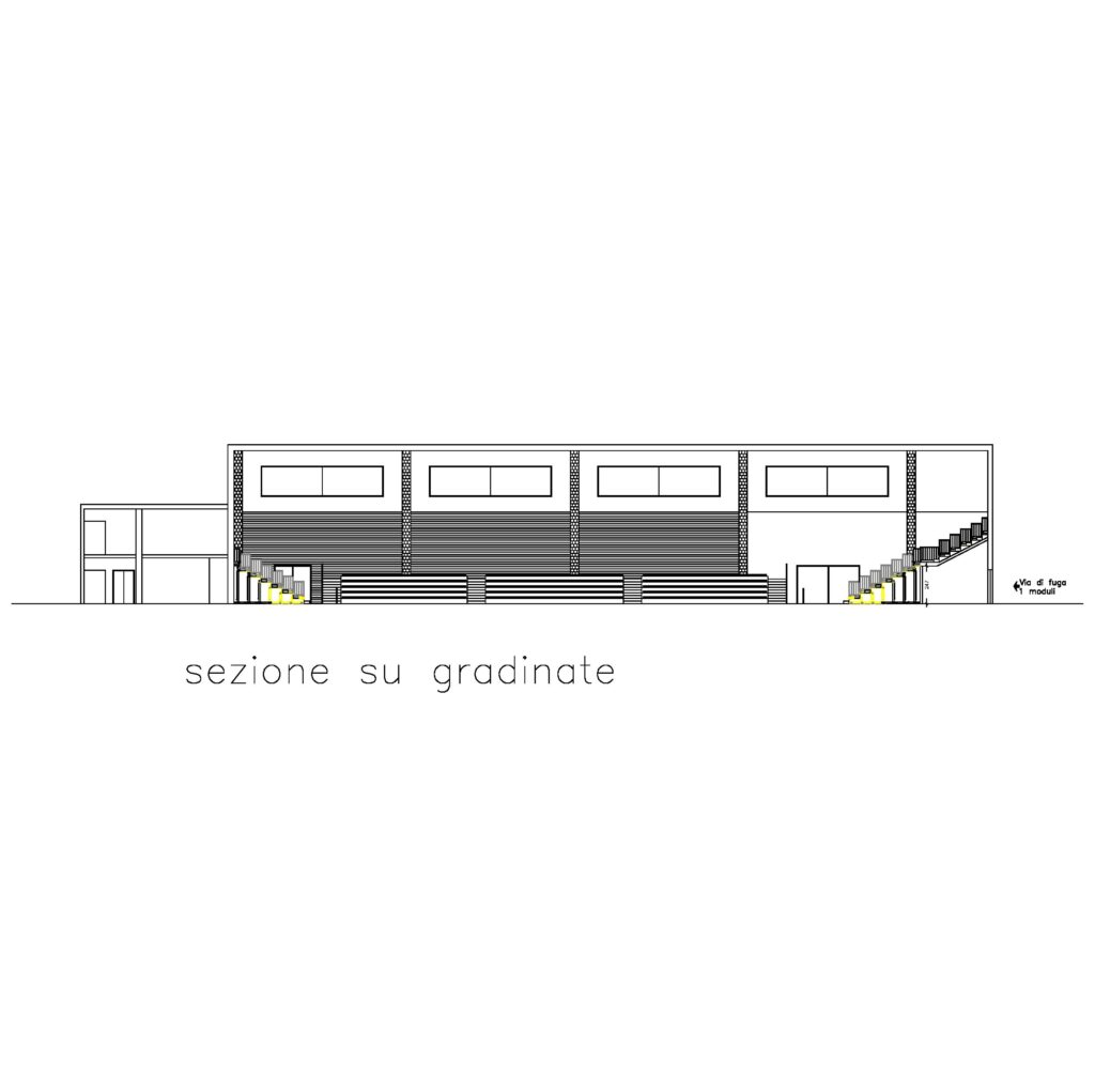 Ampliamento e messa a norma Palazzetto dello sport CSI a Pordenone (2016)