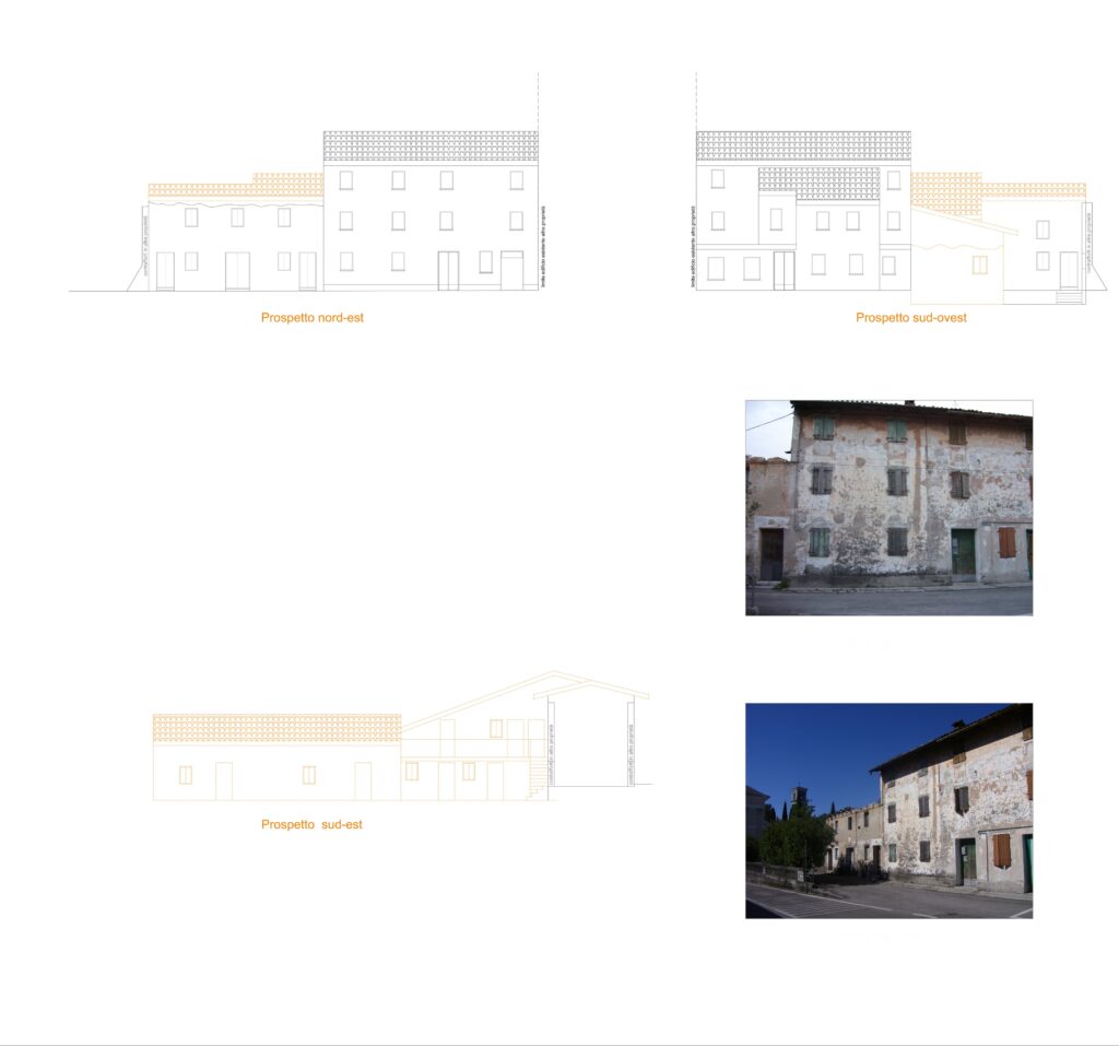 Ristrutturazione di due immobili ad uso residenziale e B&B                                             – Pordenone –