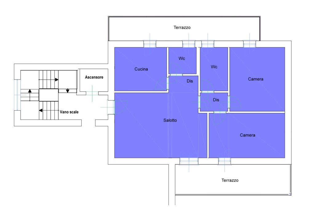 Palazzina con 7 unità immobiliari – Pordenone –