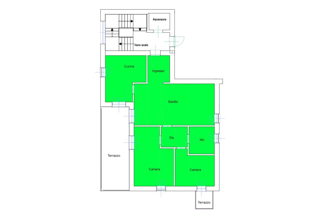 Palazzina con 7 unità immobiliari – Pordenone –