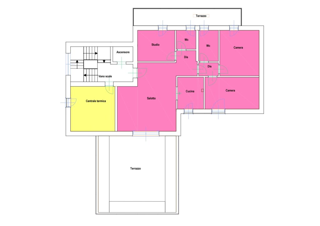 Palazzina con 7 unità immobiliari – Pordenone –